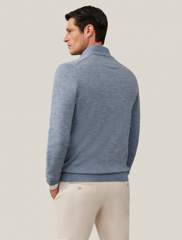 Merino Half Zip Pullover