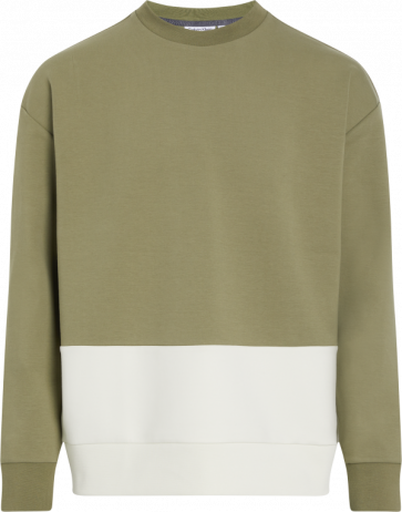CALVIN KLEIN Color Block Interlock Sweatshirt