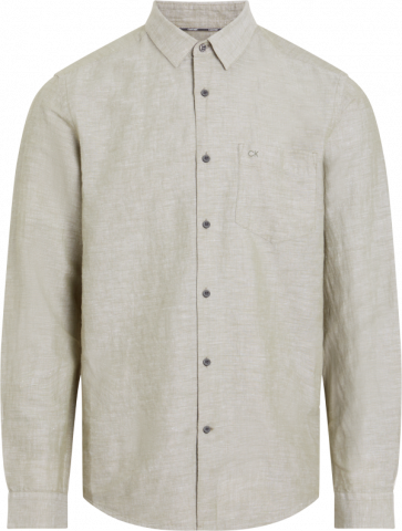 CALVIN KLEIN Linen Cotton Regular Shirt