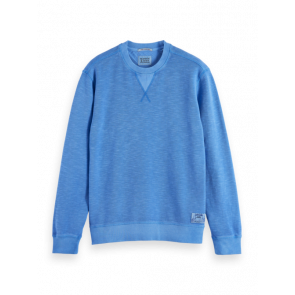SCOTCH & SODA Garment-Dyed Structured Sweatshirt