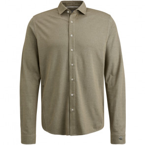 CAST IRON Long Sleeve Shirt 2 Tone Pique