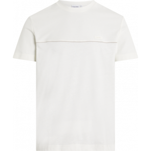CALVIN KLEIN Texture Mix Piping T-Shirt